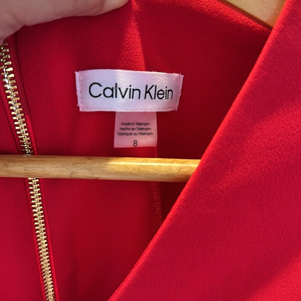 Calvin Klein Red Dress - Picture 5 of 7